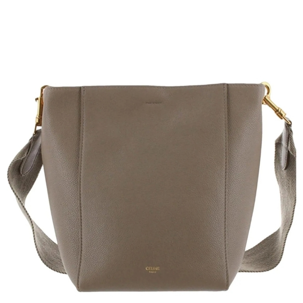 Celine Seau Sangle Leather Tote